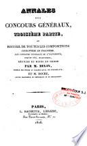 Annales des concours généraux