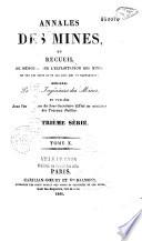 Annales des mines