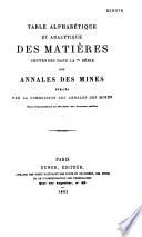 Annales des mines