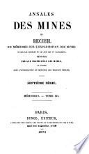 Annales des mines