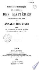 Annales des mines