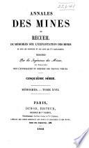Annales des mines