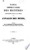 Annales des mines