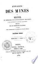 Annales des mines. Memoires