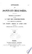 Annales des ponts et chaussees. 2. partie: Partie administrative