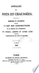 Annales des ponts et chaussees. 2. partie: Partie administrative
