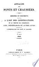 Annales des ponts et chaussees. 2. partie: Partie administrative
