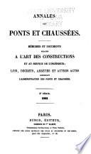 Annales des ponts et chaussées