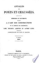 Annales des ponts et chaussées