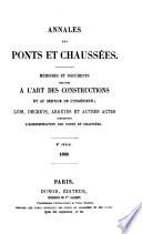 Annales des ponts et chaussées