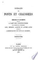 Annales des ponts et chaussées