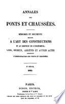 Annales des ponts et chaussées