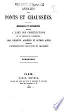 Annales des ponts et chaussées