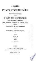 Annales des ponts et chaussées