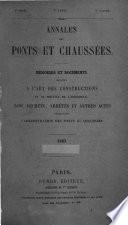 Annales des ponts et chaussées