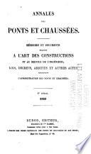 Annales des ponts et chaussées