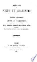 Annales des ponts et chaussées