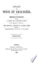 Annales des ponts et chaussées