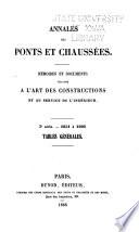 Annales des ponts et chaussées