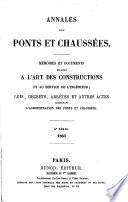 Annales des ponts et chaussées