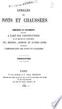 Annales des ponts et chaussées