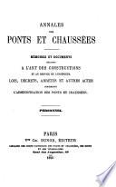 Annales des ponts et chaussées