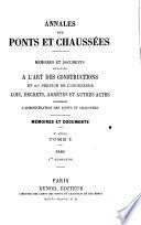 Annales des ponts et chaussées