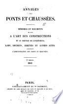 Annales des ponts et chaussées