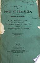 Annales des ponts et chaussées