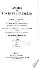 Annales des ponts et chaussées