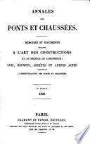 Annales des ponts et chaussées