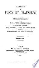 Annales des ponts et chaussées