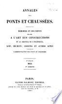 Annales des ponts et chaussées