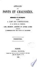Annales des ponts et chaussées
