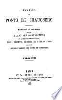 Annales des ponts et chaussées