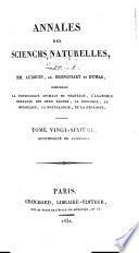 Annales des sciences naturelles