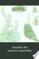 Annales des sciences naturelles