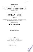 Annales des sciences naturelles