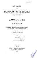 Annales des sciences naturelles