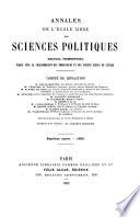 Annales des sciences politiques