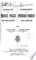 Annales des travaux publics de Belgique