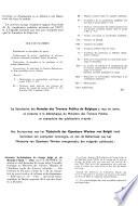Annales des travaux publics de Belgique