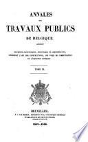 Annales des travaux publics de Belgique