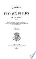 Annales des travaux publics de Belgique
