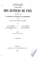 Annales des tribunaux