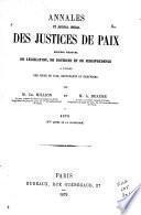 Annales des tribunaux