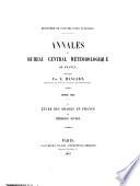 Annales du Bureau Central Météorologique de France