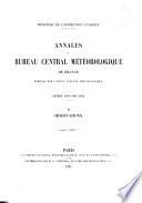 Annales du Bureau Central Météorologique de France