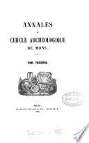 Annales du Cercle archéologique de Mons