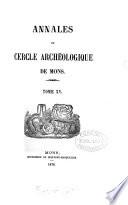 Annales du Cercle archéologique de Mons